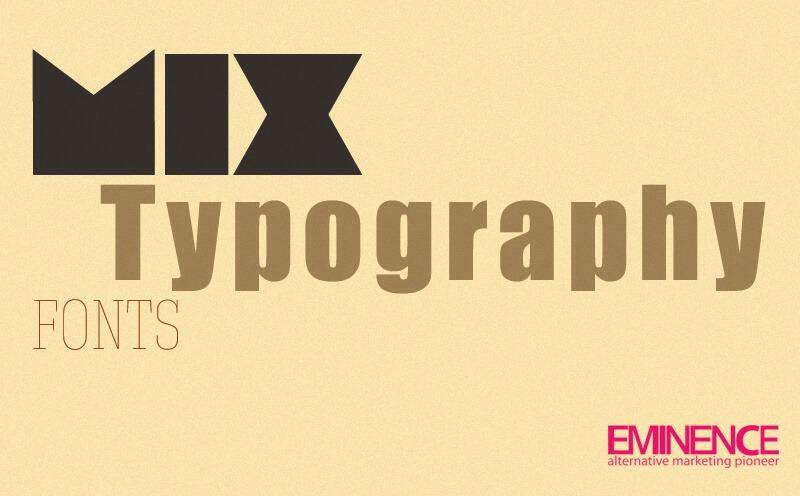 Mix de typographie et design