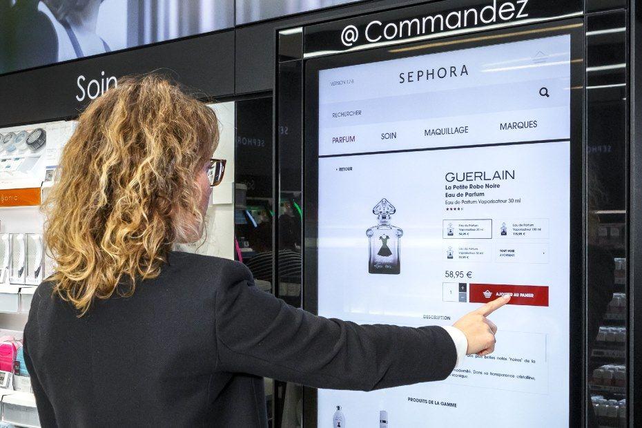 La digitalisation des points de vente Sephora