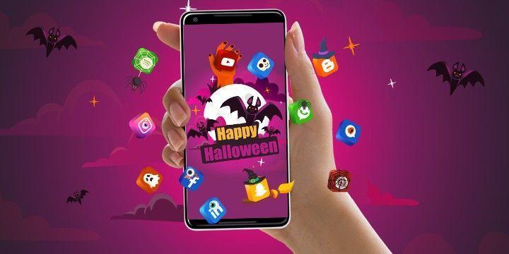 Halloween sur les réseaux sociaux