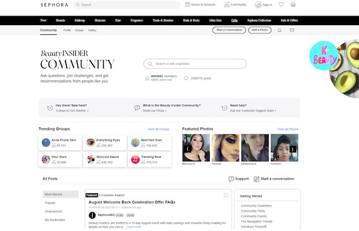 La gamification chez Sephora