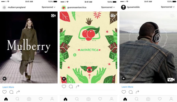 Instagram lance un nouveau format publicitaire