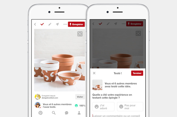 Une nouvelle fonctionnalité débarque chez Pinterest 