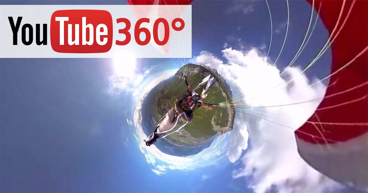 Youtube : Lancement des vidéos en live à 360°